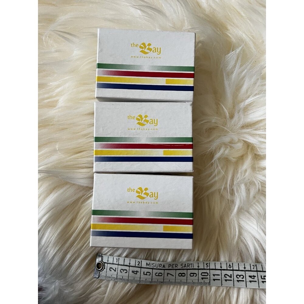 Hudson’s Bay Jewelry Gift Box jewellery Vintage 1990s HBC stripes